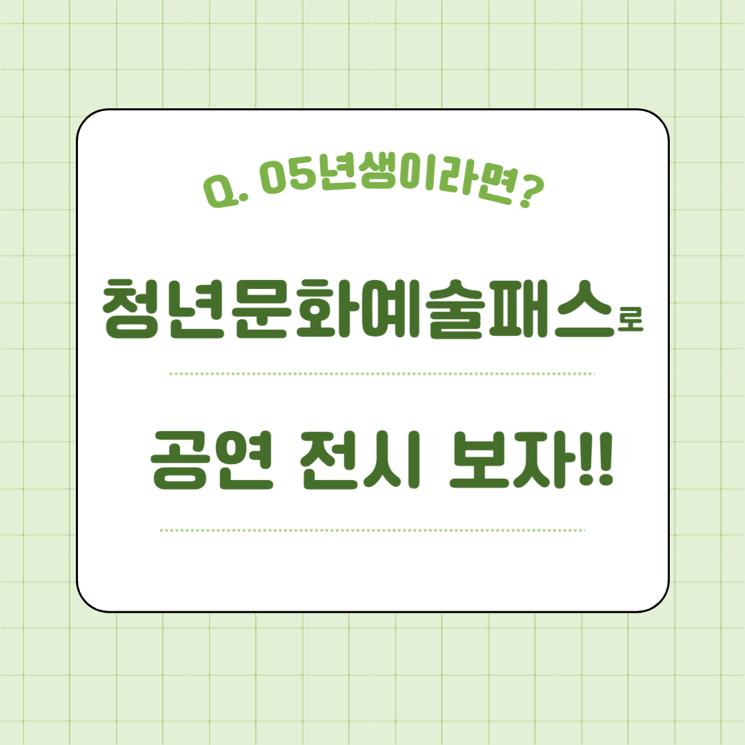 청년문화예술패스