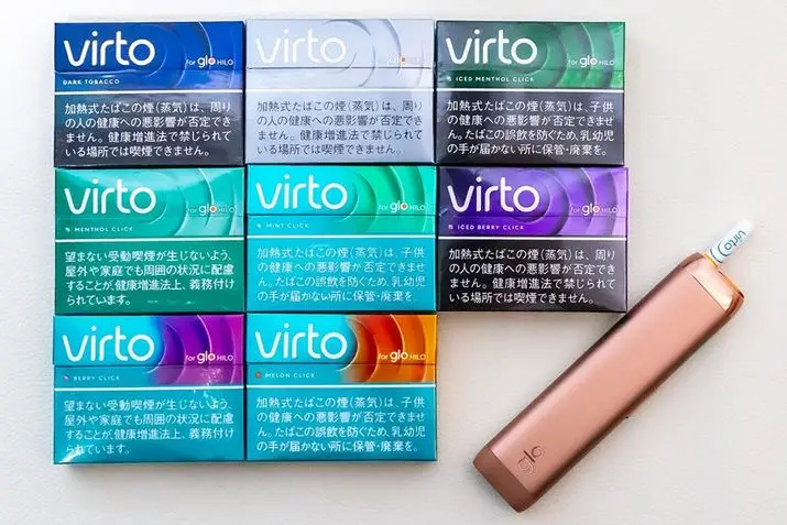 전자담배 글로 히로(glo Hilo) 전용 신제품 담배 스틱! 발토(virto) 전 8종의 강렬한 맛을 비교 흡연!