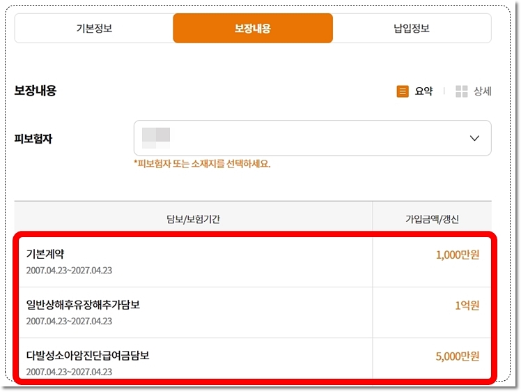 현대해상 굿앤굿어린이 CI보험 태아보험 보장내용