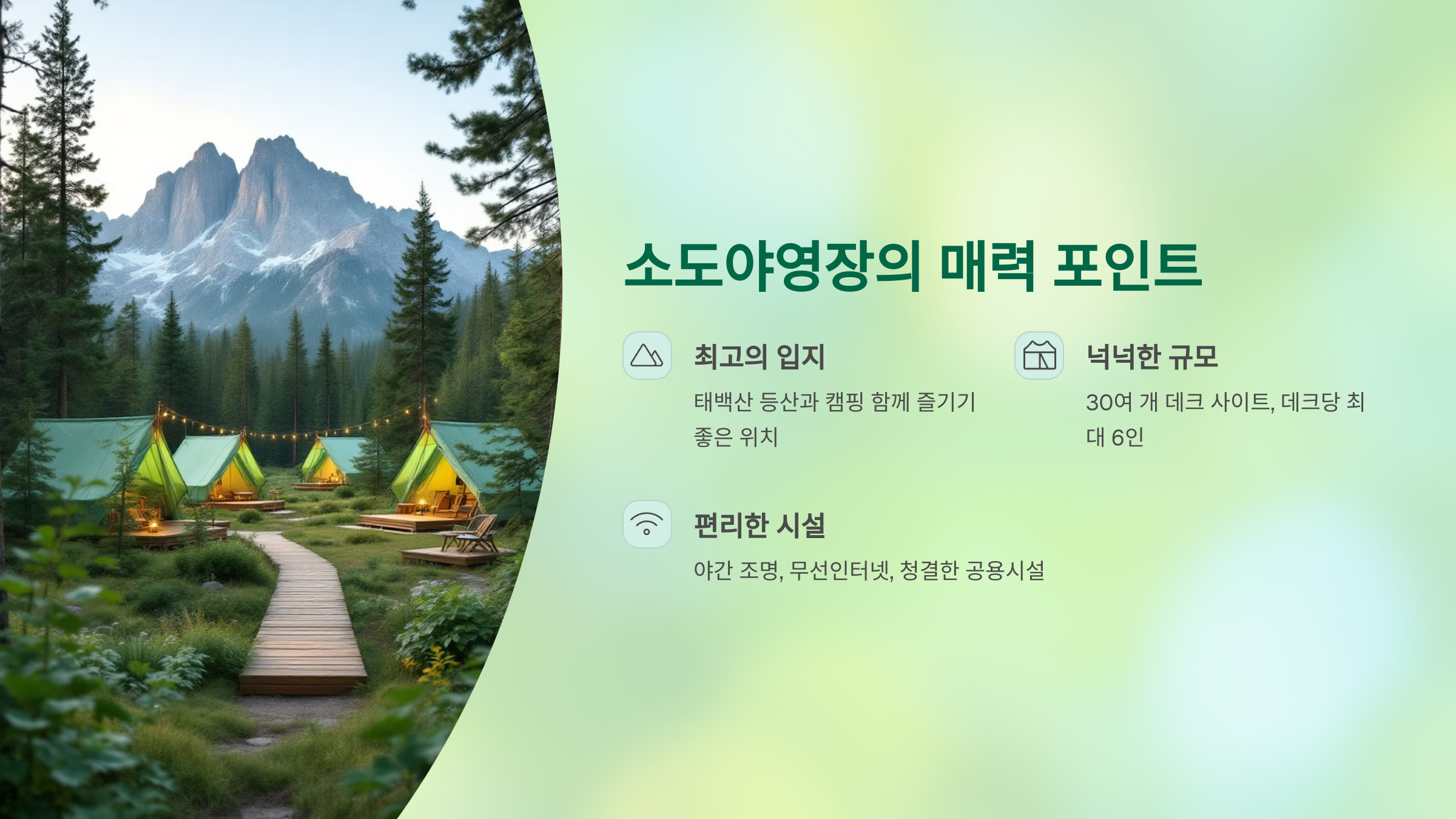 🏕️ 태백산국립공원 소도야영장, 자연을 품은 진짜 힐링 캠핑장!
