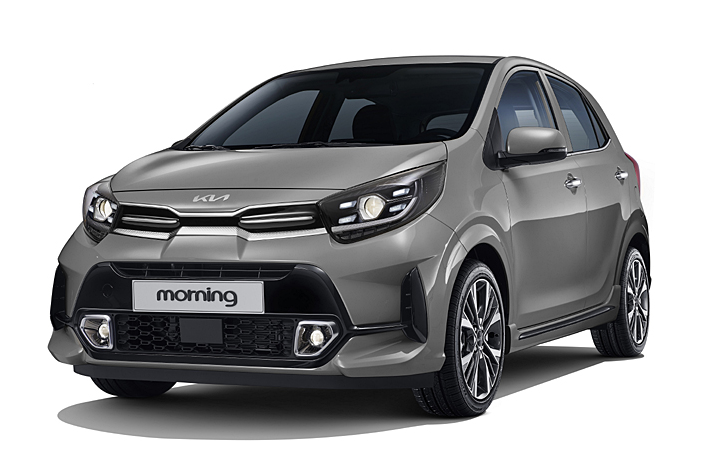 이 사진은 새롭게 출시된 기아차 모닝의 사진입니다
