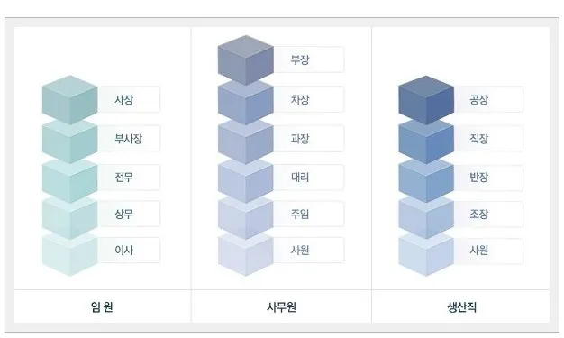 회사 직급체계 순서별 직책 직위 조직 구조 정리_6