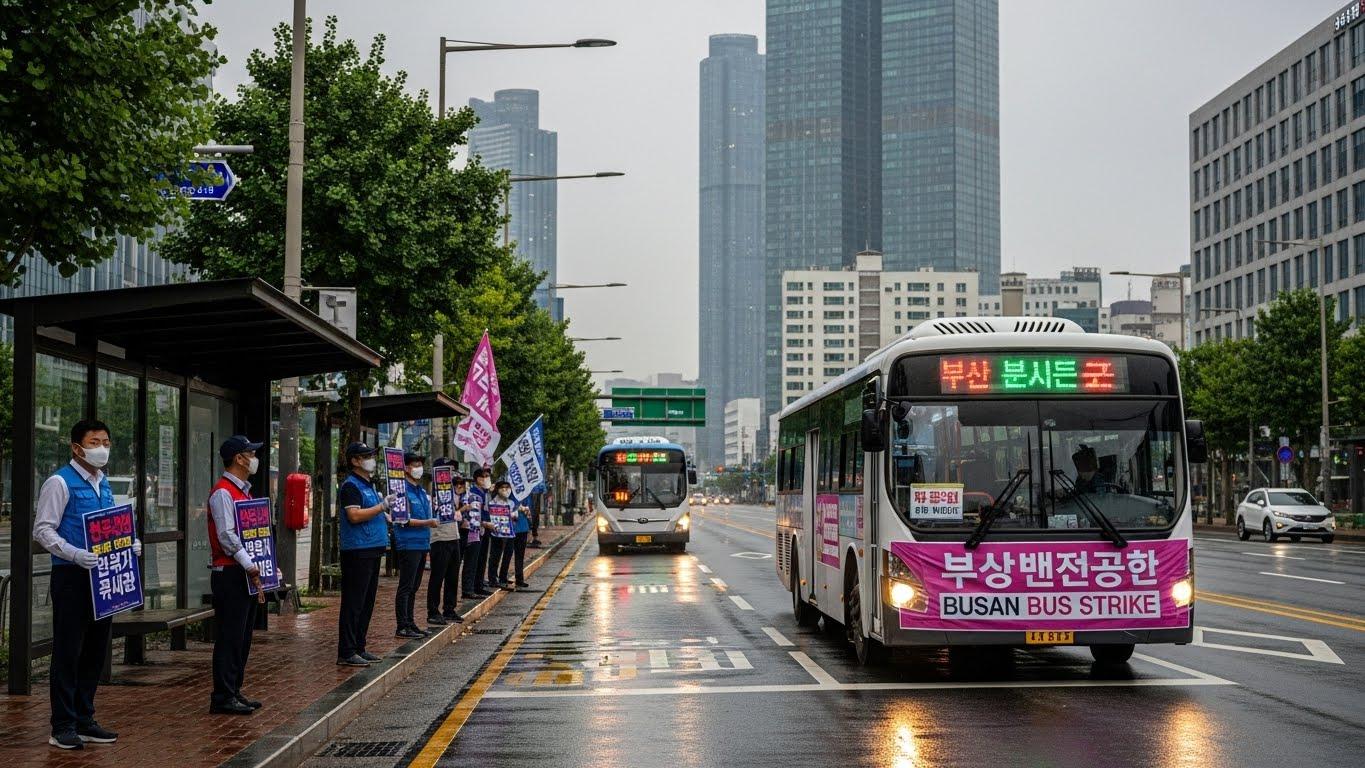 부산 버스 파업 이유