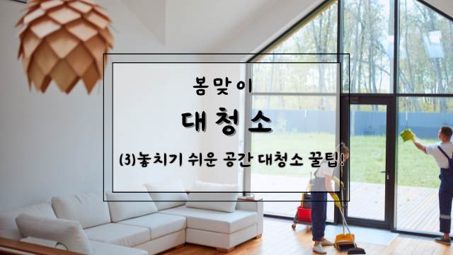 봄맞이대청소