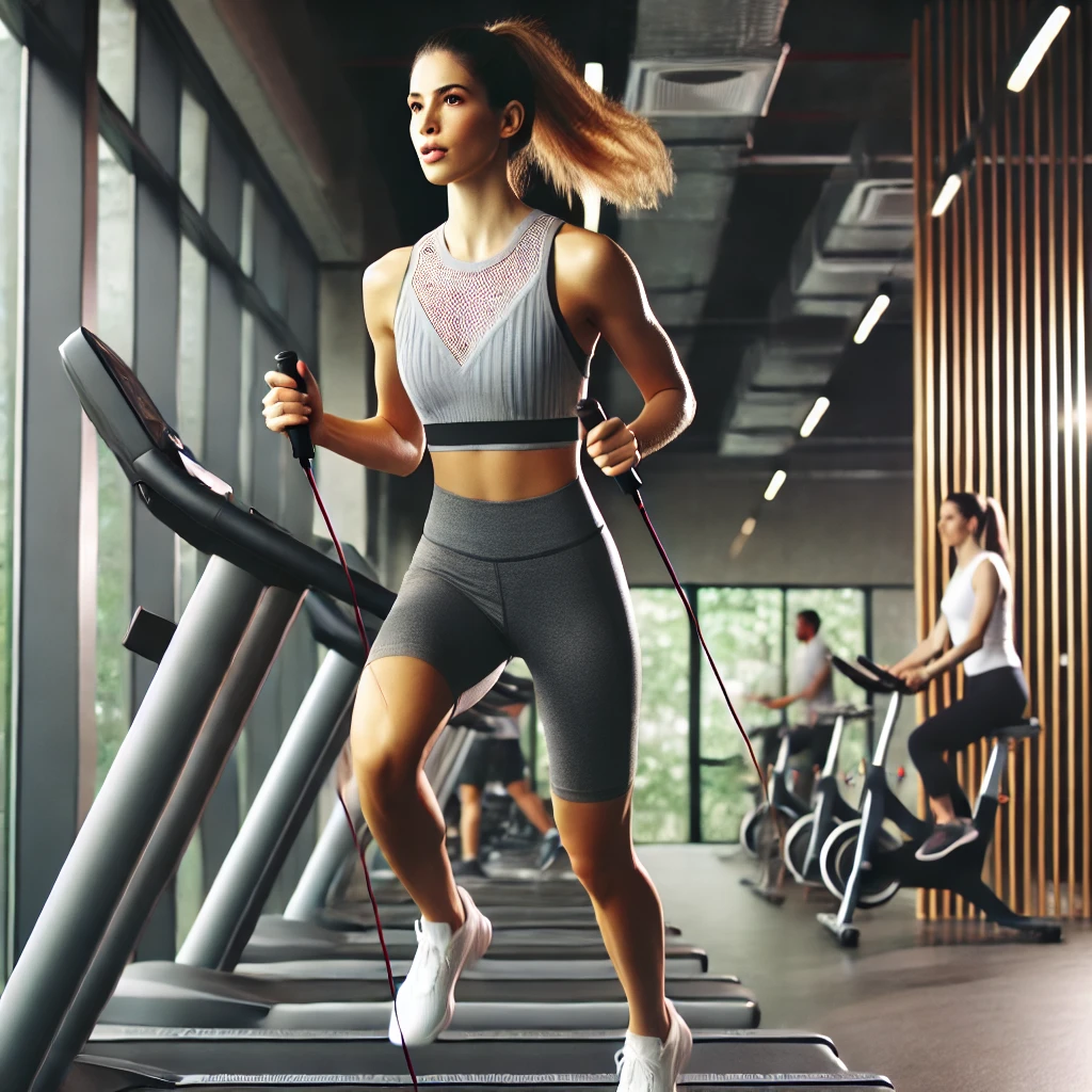 유산소 운동하는 여성 관련 사진