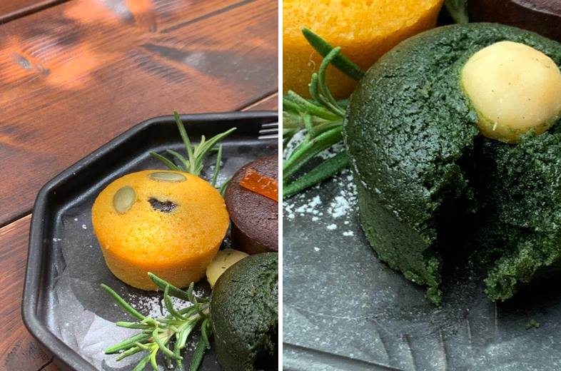 떡 브라우니 모습