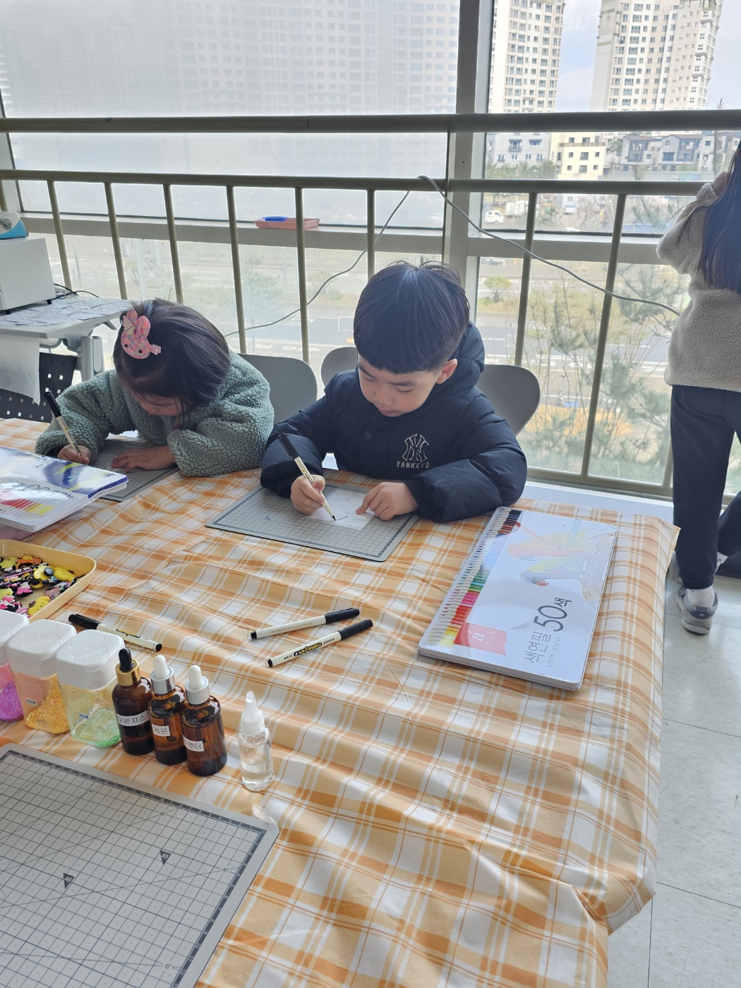 세준 세연 미술시간