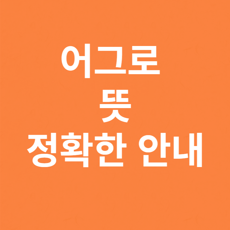 어그로 뜻