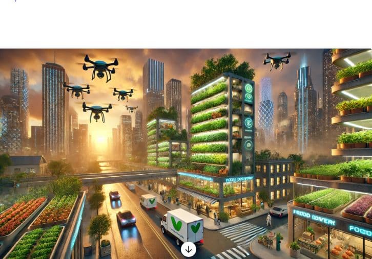 도시 농업과 스마트 푸드 딜리버리 서비스의 결합