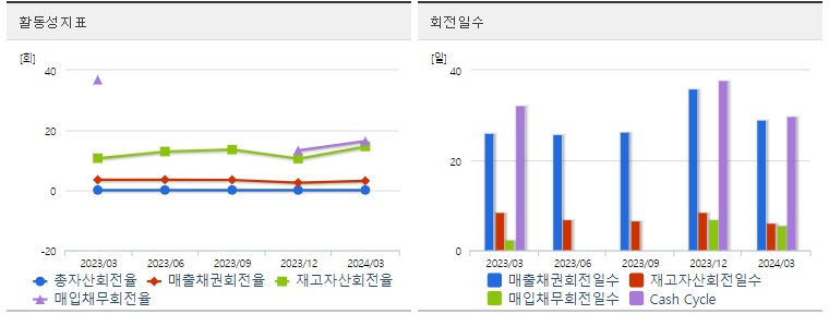 카카오 분기 주가 활동성
