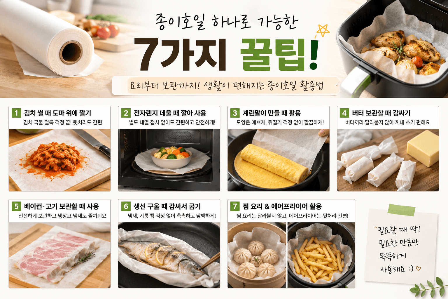 놀라운 종이호일 활용꿀팁