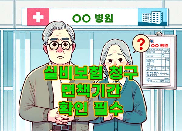 실비보험 청구 면책기간 확인 필수_보험금 못받 을 수도