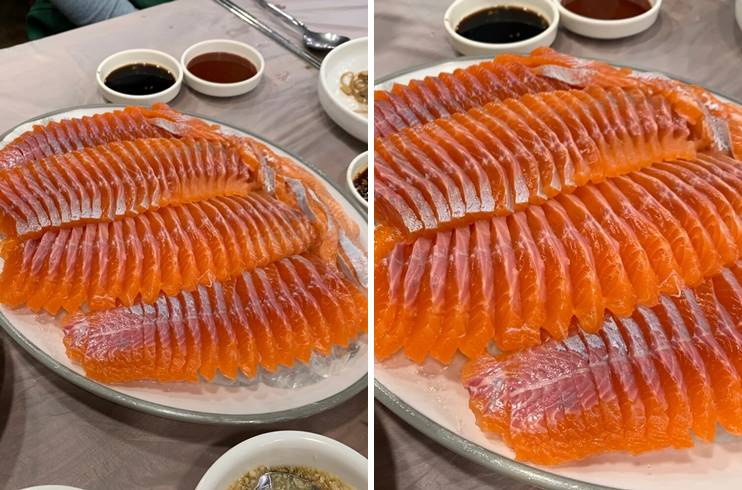 1.5kg 송어 회