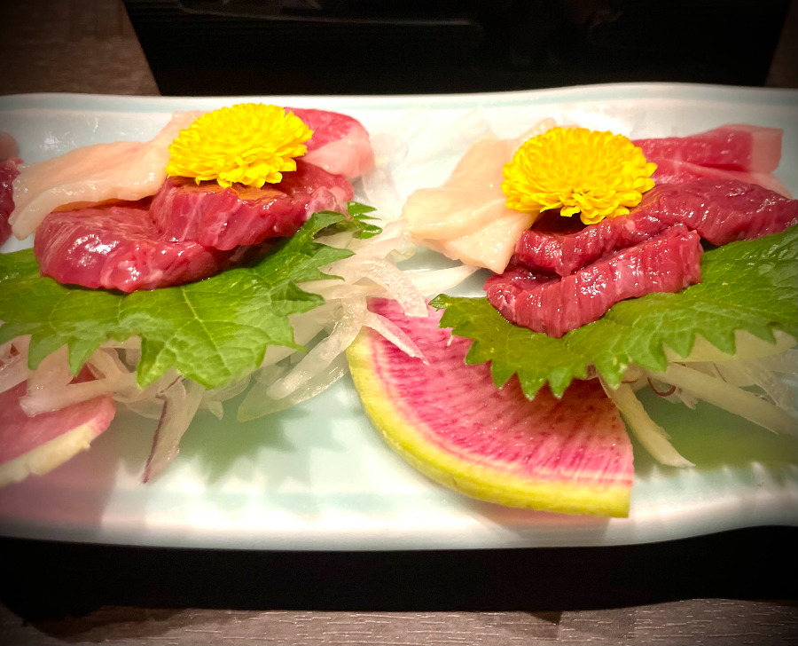 말고기(바사시)