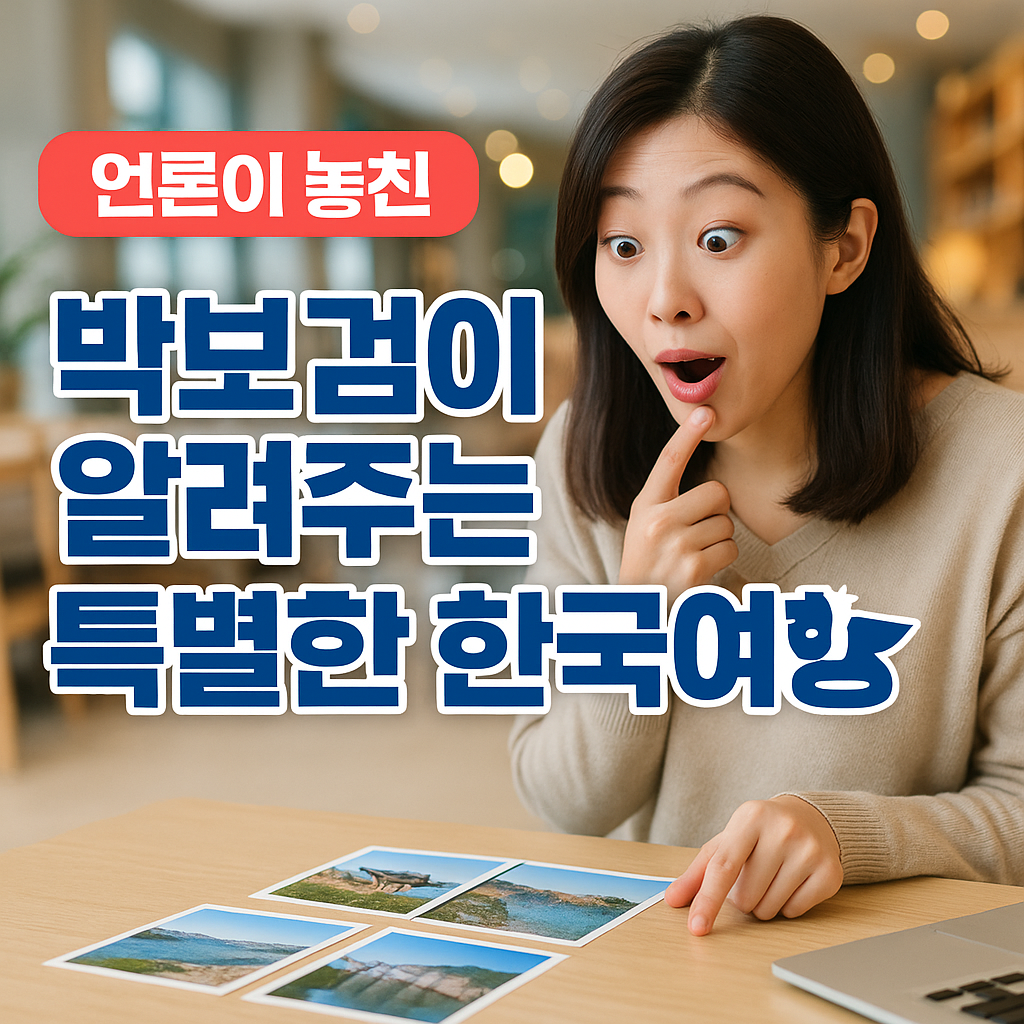 박보검 2025 관광홍보대사! 놓치면 후회할 정보 (출처 : 문화체육관광부)