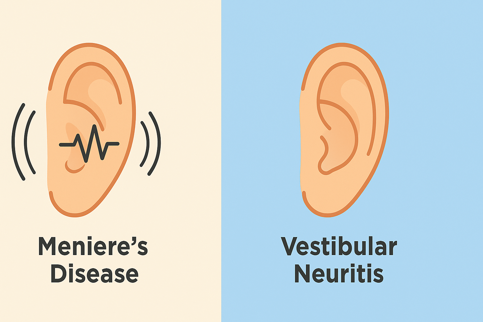 이명 여부와 동반 증상 차이 (이명)