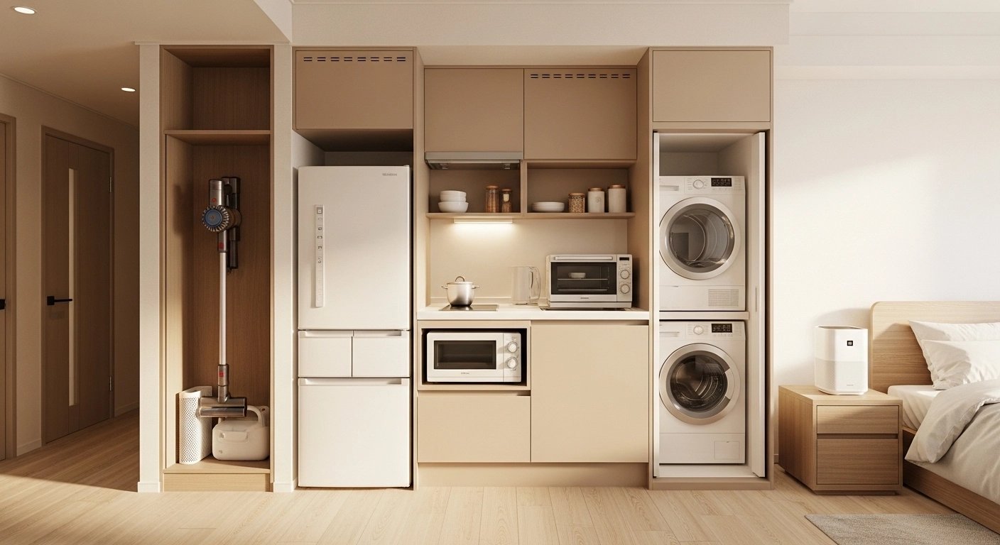 1인 가구를 위한 공간 절약형 가전 추천 및 선택 가이드