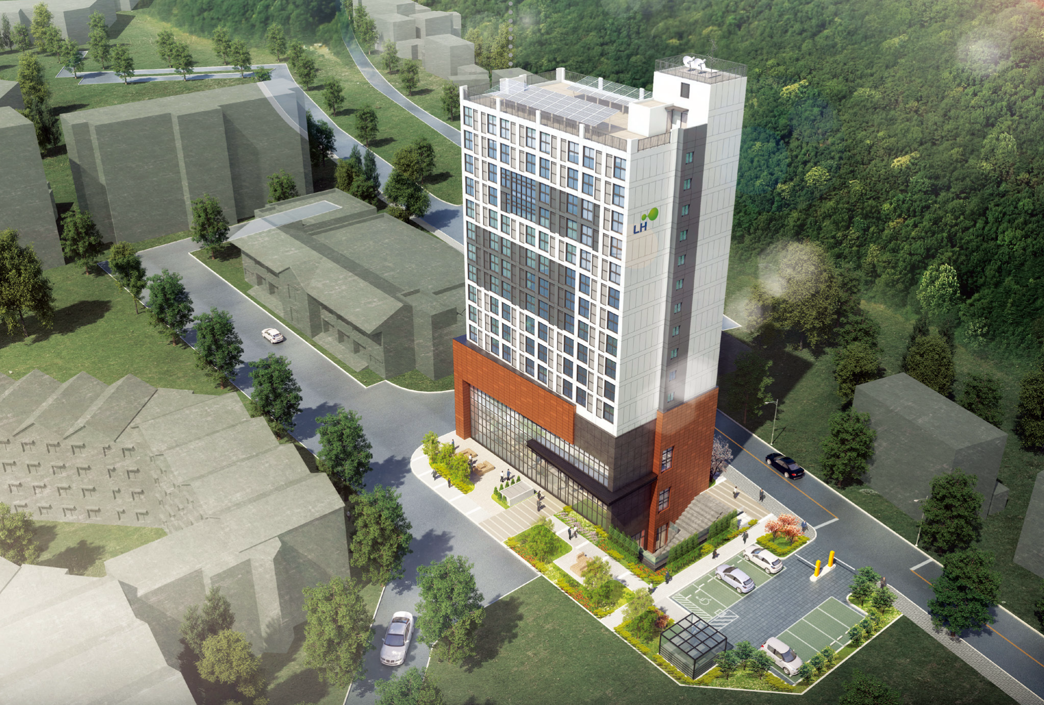 진주가좌 행복주택 조감도