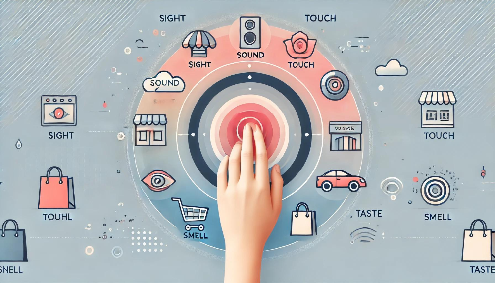 소비자가 구매를 결정하는데 영향을 미치는 감각.