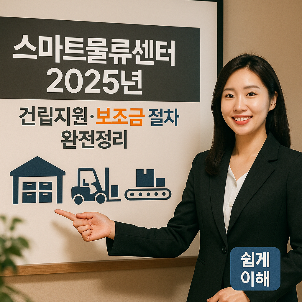 스마트물류센터 2025년 건립지원·보조금 절차 완전정리