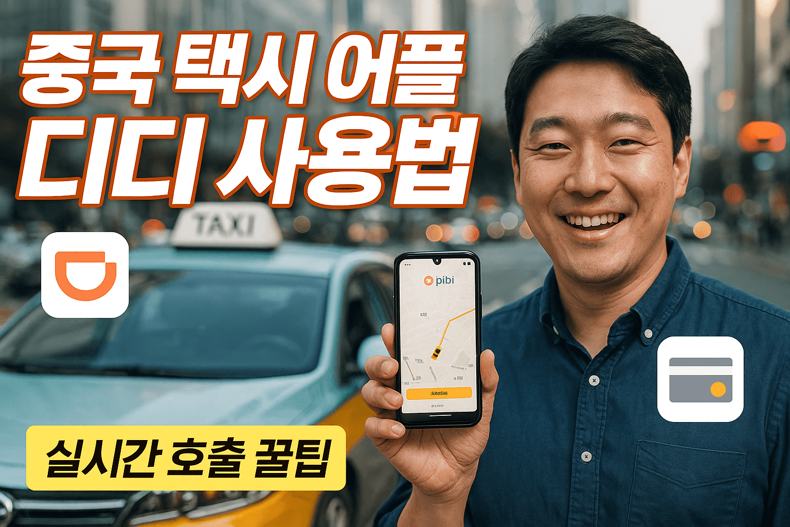 중국 택시 어플 디디 사용법 총정리