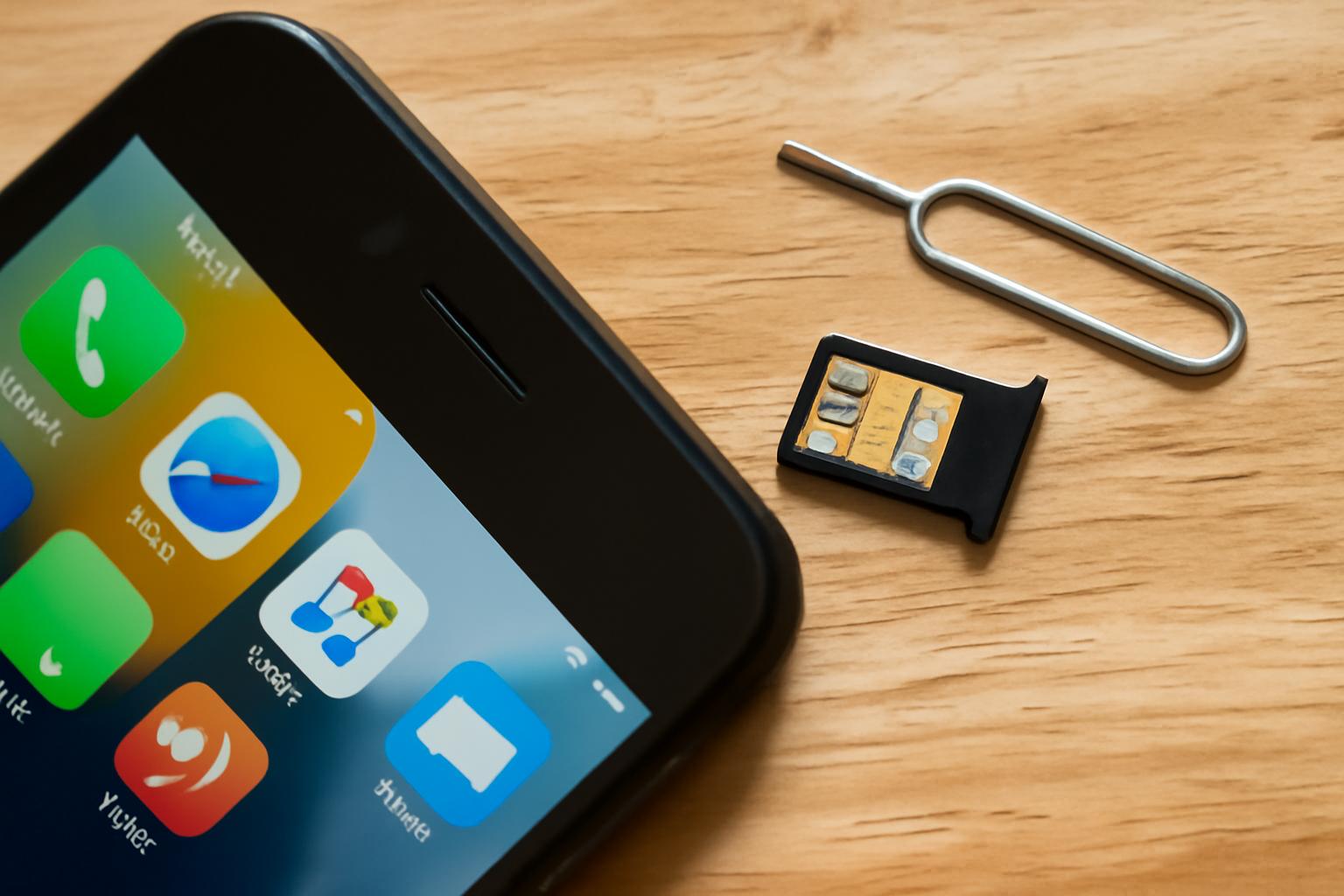 유심 오류 아이폰