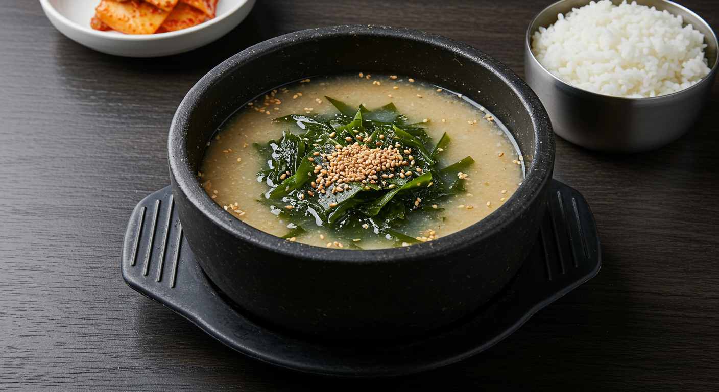 들깨 미역국 &ndash; 구수하고 깊은 영양 한 그릇