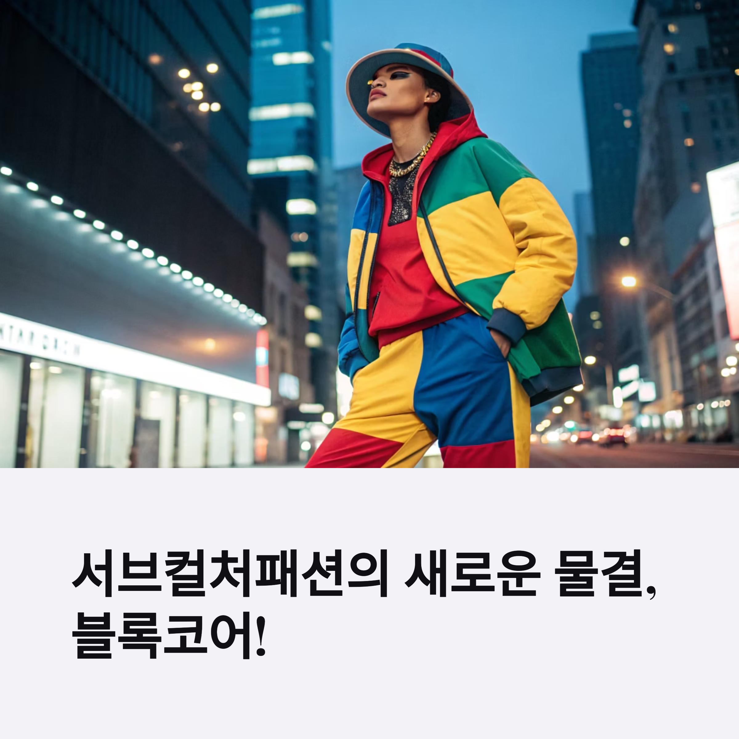 서브컬처패션으로 즐기는 화려한 색감! 블록코어 스타일 입는 법
