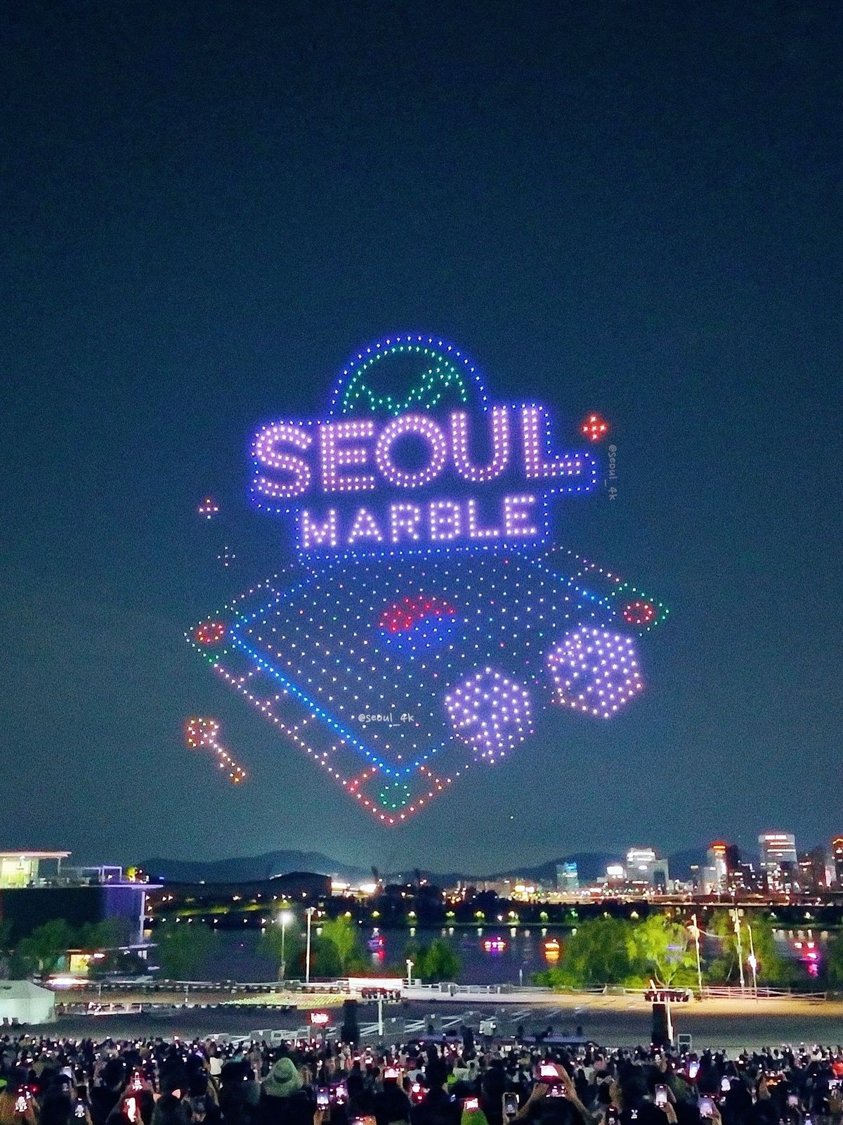 봄밤나들이 드론쇼 봄축제