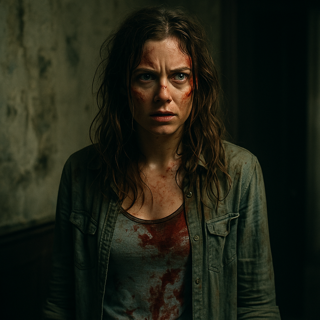 공포 영화 속 여성 캐릭터 관련 사진