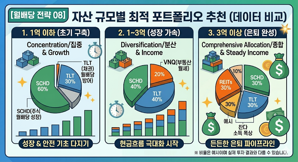 자산 규모별 최적 포트폴리오 추천