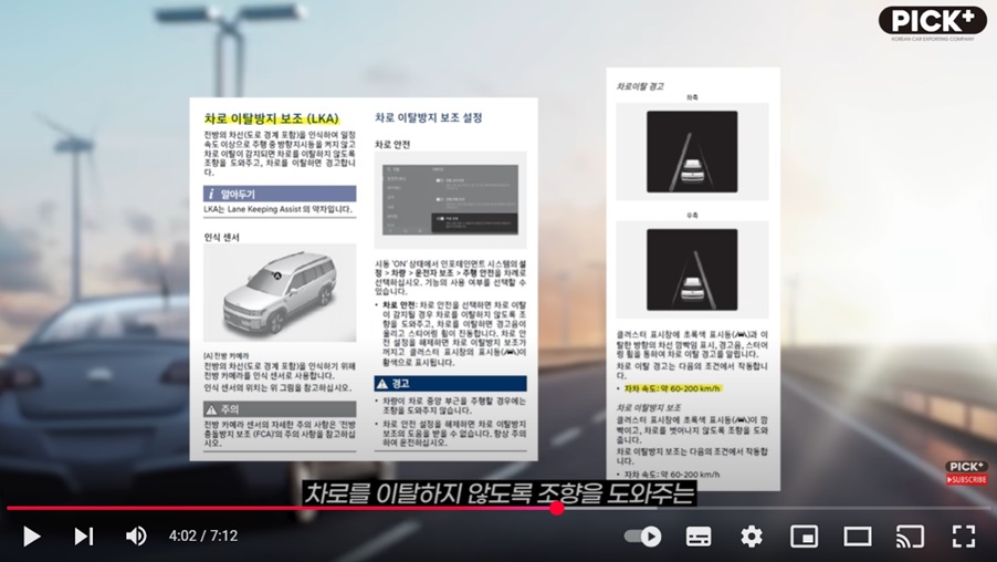 자율주행 보조 장치의 작동 원리