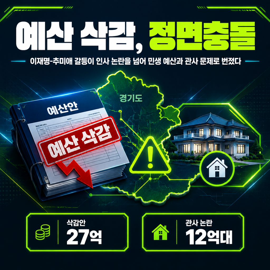 예산 삭감, 정면충돌