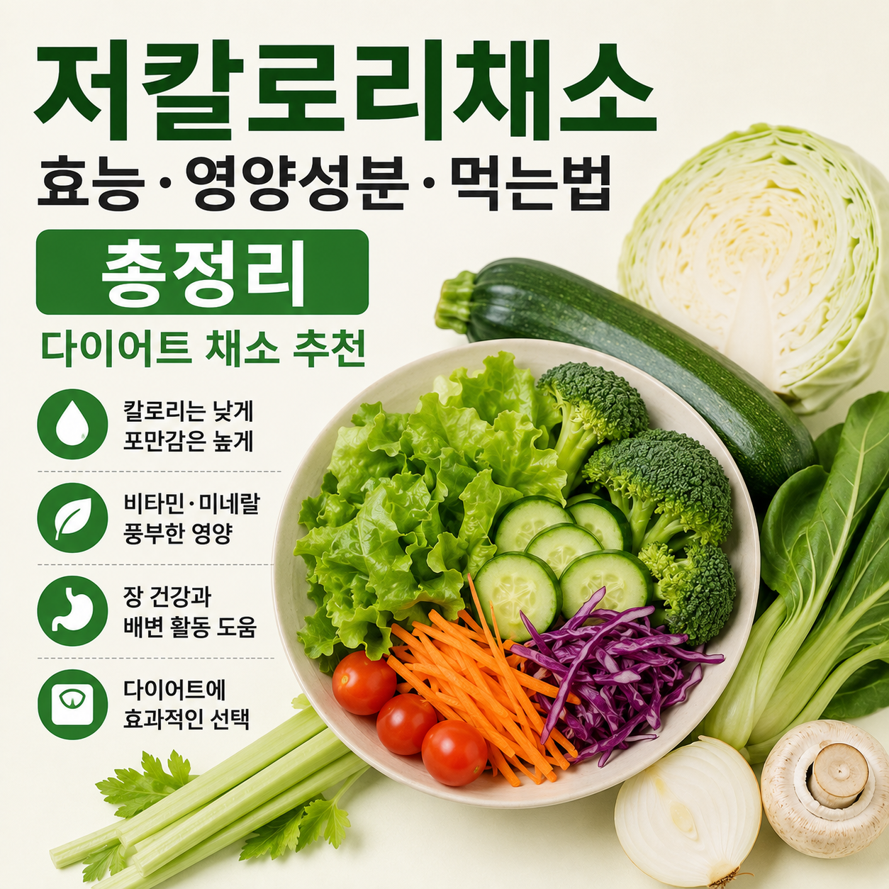 저칼로리채소 효능