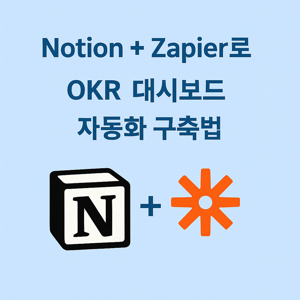 Notion + Zapier로 OKR 대시보드 자동화 구축법