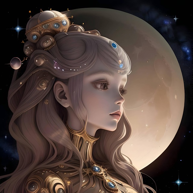 Leo. 사자자리 소녀.