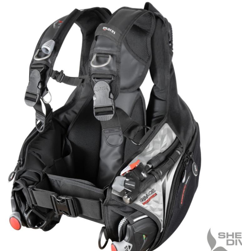 마레스 스쿠버 부력자켓 BCD 그레이스 에르고트림