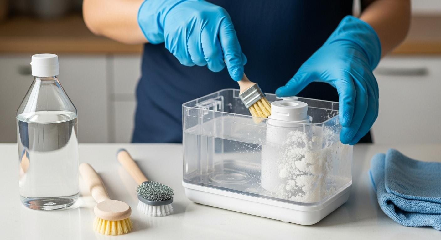 가습기구연산세척방법