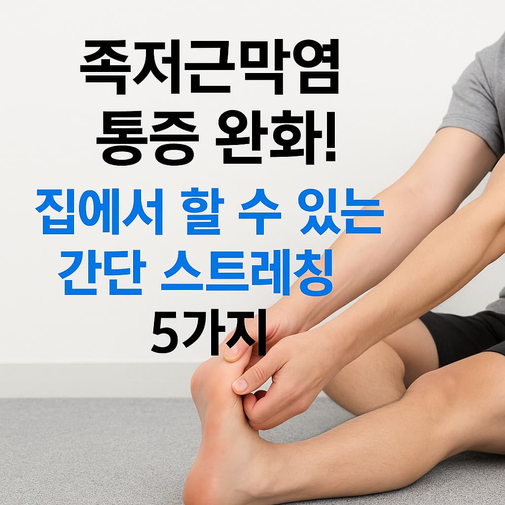 족저근막염 스트레칭