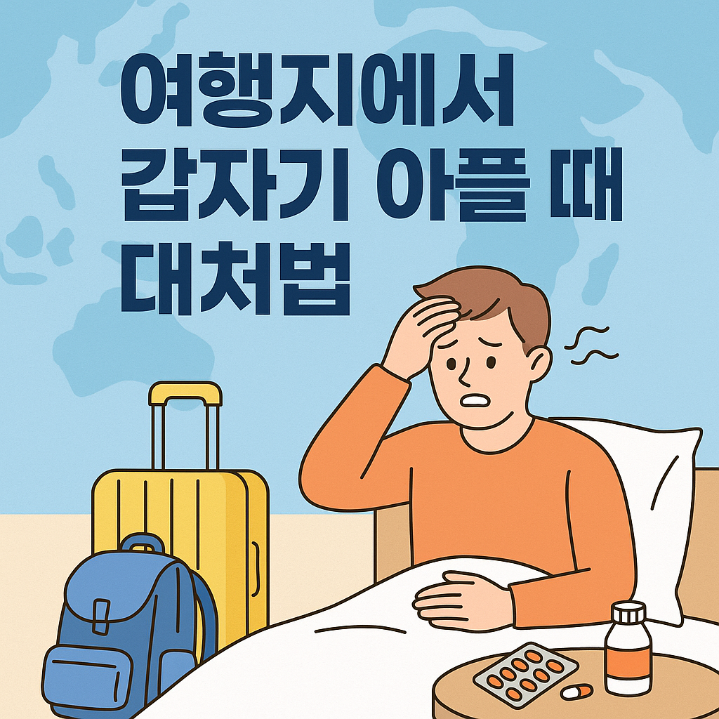 여행지에서 갑자기 아플 때, 현명한 대처법 완벽 정리