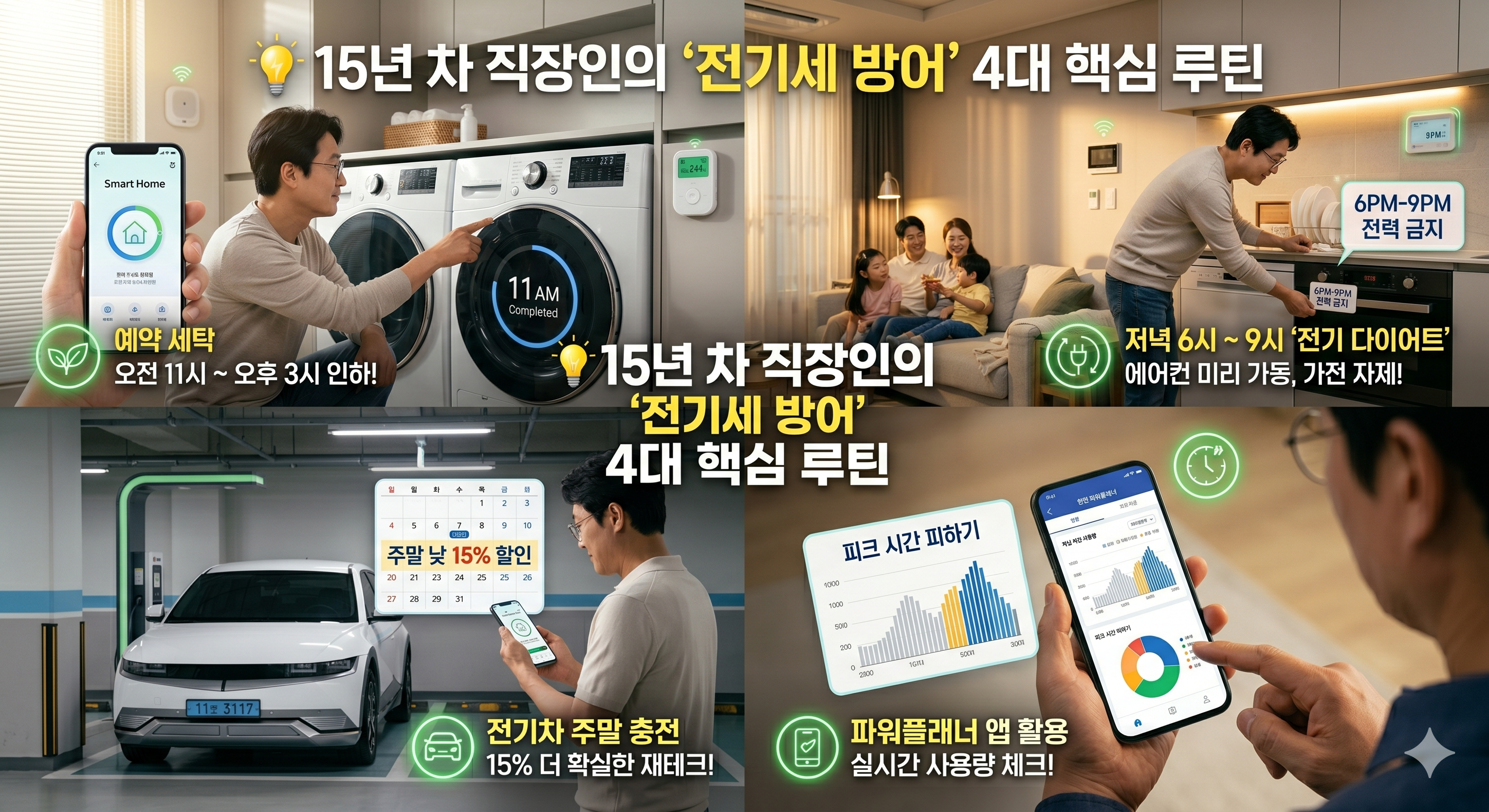 15년 차 직장인이 제안하는 '전기세 방어' 생활 루틴