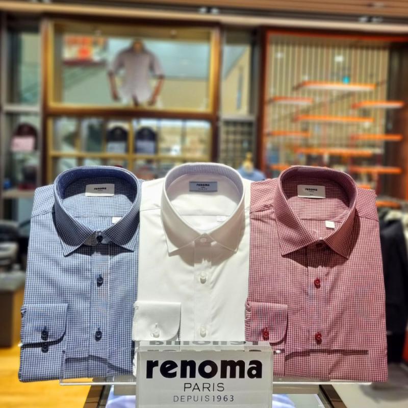 레노마셔츠 구김적은 남성스판 긴소매 일반핏 슬림핏 와이셔츠 기모남방 컬렉션