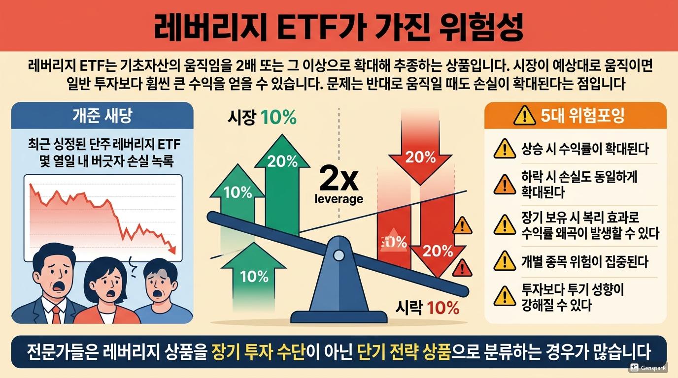 레버리지 ETF가 가진 위험성