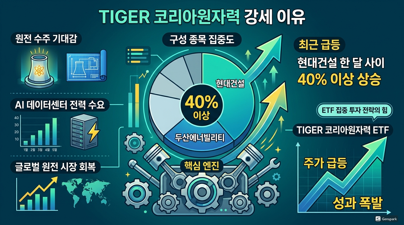 TIGER 코리아원자력 강세 이유