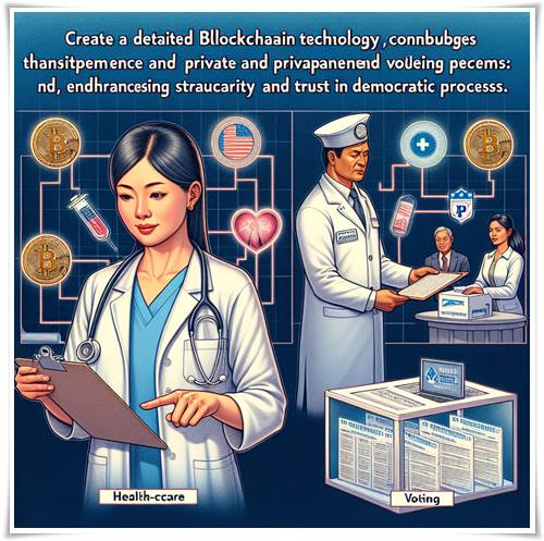 헬스케어와 투표 시스템에서의 블록체인 기술 활용