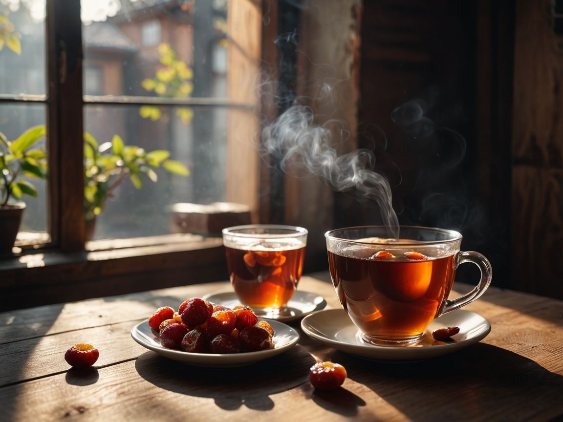 한국전통차,대추차