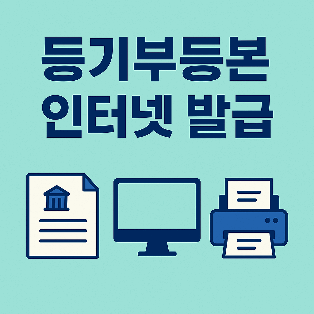 등기부등본 인터넷 발급