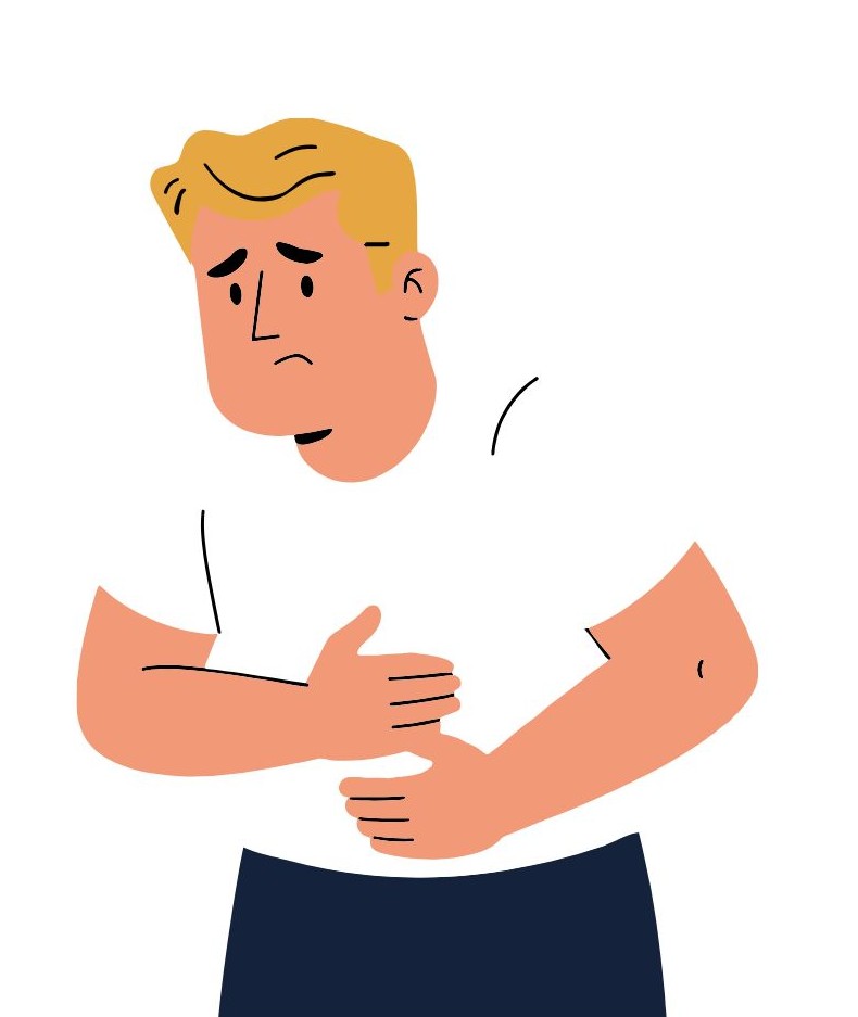 배탈 난 남자 이미지