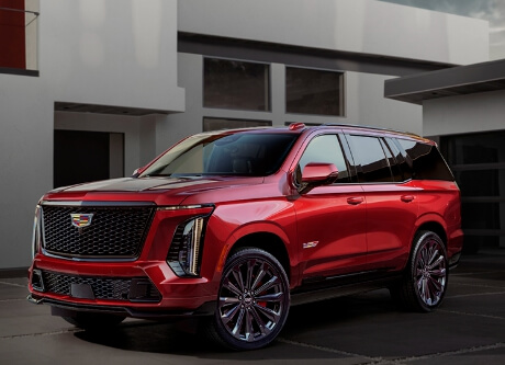 캐딜락 외관 레드