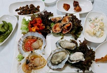 굴-가리비-멍게-꼬막